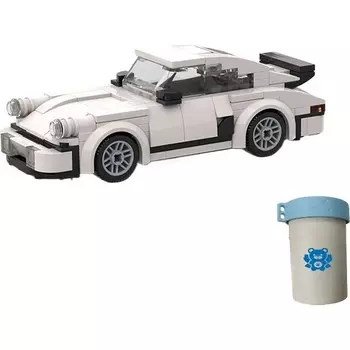 Конструктор пластиковый Kungfu Panda Модель игрушечного автомобиля, 196 деталей