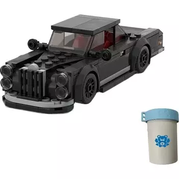 Конструктор пластиковый Kungfu Panda Модель игрушечного автомобиля, 150 деталей