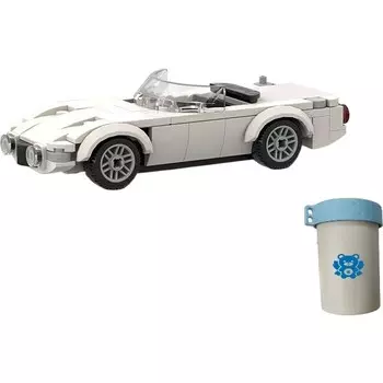 Конструктор пластиковый Kungfu Panda Модель игрушечного автомобиля, 144 детали