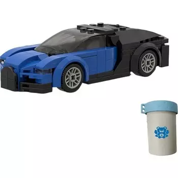 Конструктор пластиковый Kungfu Panda Модель игрушечного автомобиля, 170 деталей