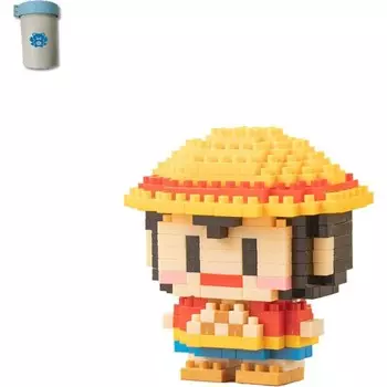 Конструктор пластиковый Kungfu Panda Мультяшные герои, желтый