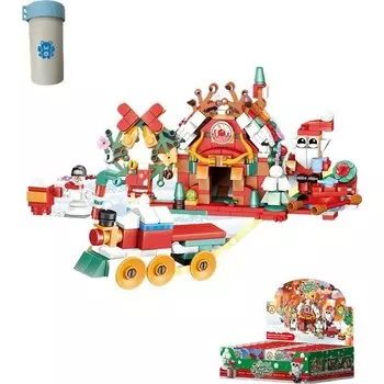 Конструктор пластиковый Kungfu Panda Рождественский домик 12-в-1