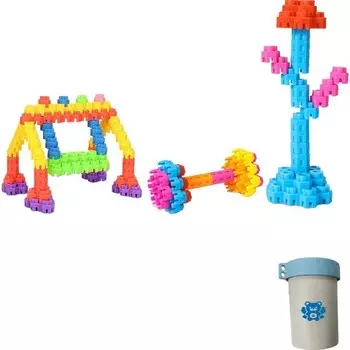 Конструктор пластиковый Kungfu Panda Яркие строительные блоки