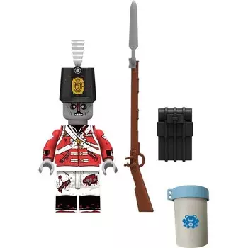 Конструктор пластиковый Kungfu Panda Зомби-пехотинец, 8 деталей