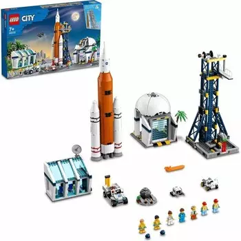Конструктор пластиковый Lego 60351 Ракетный комплекс, 1010 детали