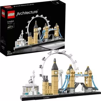 Конструктор пластиковый Lego Architecture Лондон, 468 деталей