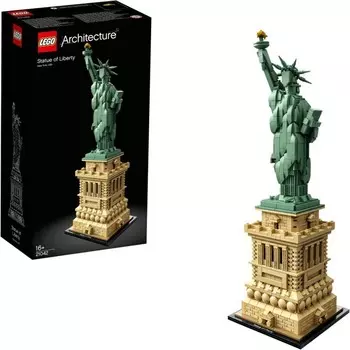 Конструктор пластиковый Lego Architecture Статуя Свободы, 1685 деталей