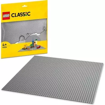 Конструктор пластиковый Lego Базовая серая пластина, 1 деталь