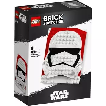 Конструктор пластиковый Lego Brick Sketches Штурмовик первого ордена