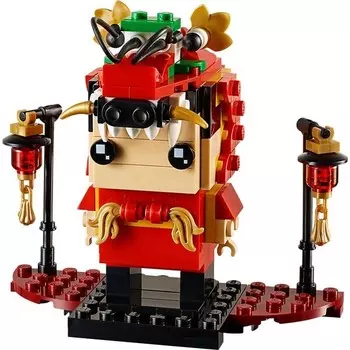 Конструктор пластиковый Lego Brickheadz 40354 Мальчик в костюме дракона