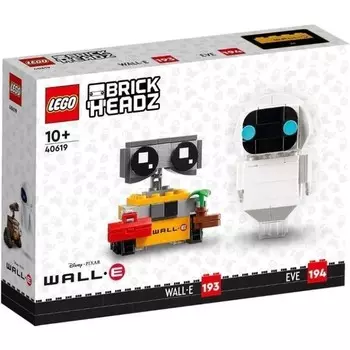 Конструктор пластиковый Lego Brickheadz 40619 Eve аnd Wall-E