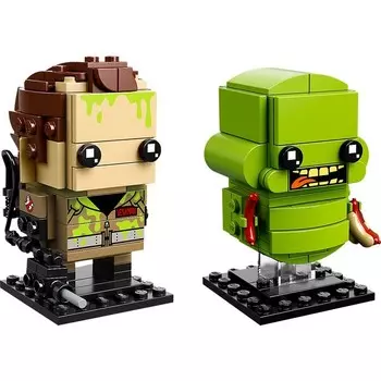 Конструктор пластиковый Lego Brickheadz 41622 Питер Венкман и Слимер