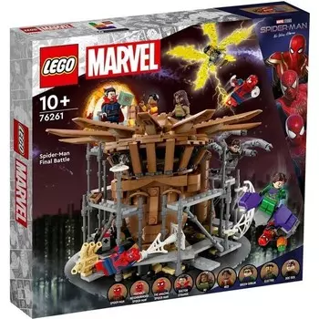 Конструктор пластиковый Lego Человек-паук - последняя война, 900 деталей