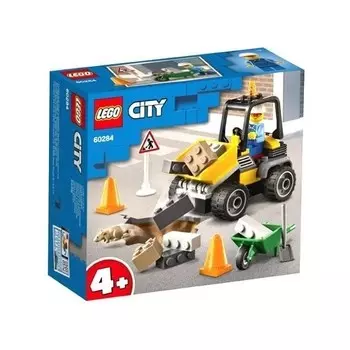 Конструктор пластиковый Lego City Автомобиль для дорожных работ, 58 деталей