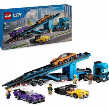 Конструктор пластиковый Lego City Грузовик для перевозки спортивных автомобилей, 998 деталей