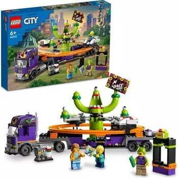 Конструктор пластиковый Lego City Грузовик космический парк, 433 детали
