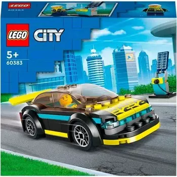 Конструктор пластиковый Lego City Электрический спорткар, 95 деталей