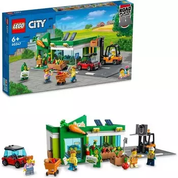 Конструктор пластиковый Lego City Продуктовый магазин, 404 детали