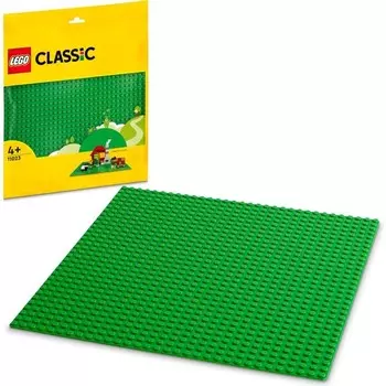 Конструктор пластиковый Lego Classic Игровая панель, зеленый