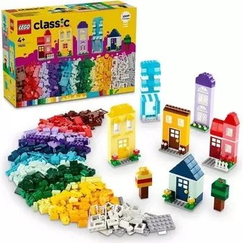Конструктор пластиковый Lego Classic Креативные домики, 850 деталей