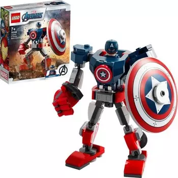 Конструктор пластиковый Lego Classic Marvel Avengers Капитан Америка, 121 деталь