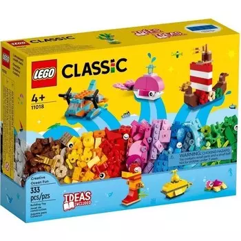 Конструктор пластиковый Lego Classic Океанские развлечения, 333 предмета