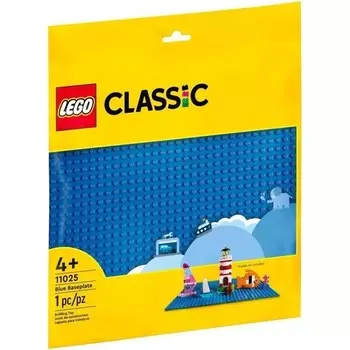Конструктор пластиковый Lego Classic Основа, синий