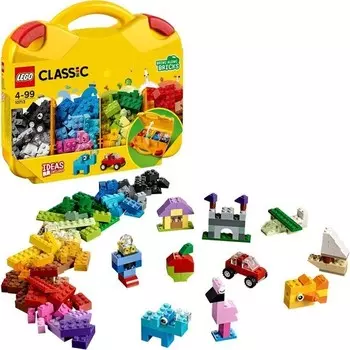 Конструктор пластиковый Lego Classic в кейсе, 213 предметов