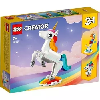 Конструктор пластиковый Lego Creator 3-в-1 Волшебный единорог, 145 деталей