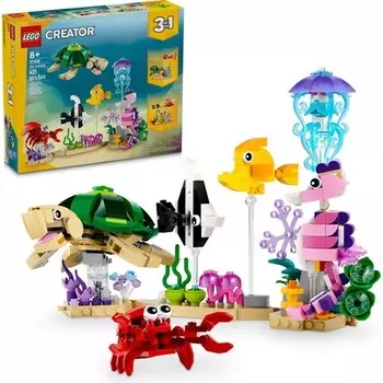 Конструктор пластиковый Lego Creator 3-в-1 Морские жители, 421 детали