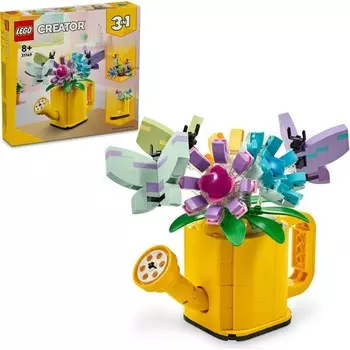 Конструктор пластиковый Lego Creator 3-в-1 Лейка с цветами, 420 деталей