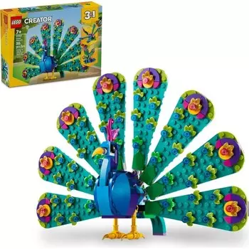 Конструктор пластиковый Lego Creator 3-в-1 Экзотический павлин, 355 деталей