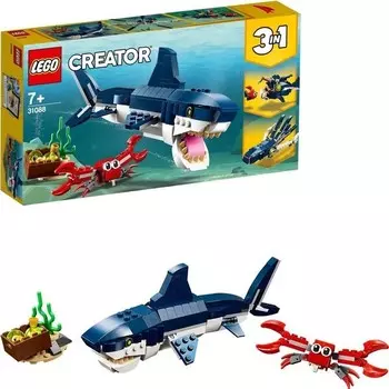Конструктор пластиковый Lego Creator 3-в-1 Глубоководные существа, 230 деталей
