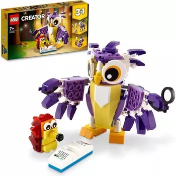 Конструктор пластиковый Lego Creator 3-в-1 Фантастические лесные существа, 175 деталеи