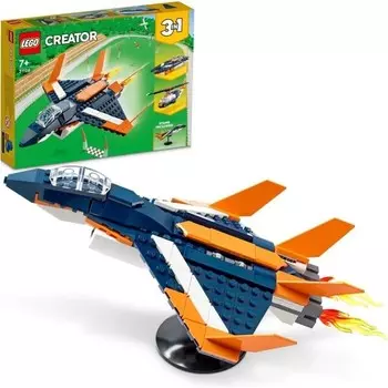 Конструктор пластиковый Lego Creator 3-в-1 Реактивный самолет