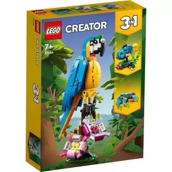 Конструктор пластиковый Lego Creator 3-в-1 Экзотический попугай, 253 детали