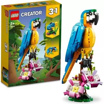 Конструктор пластиковый Lego Creator Экзотический попугай, 253 детали