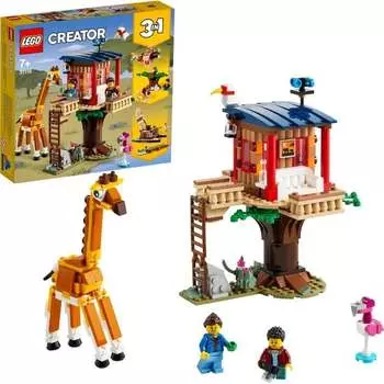 Конструктор пластиковый Lego Creator Safari Домик на дереве, 397 деталей