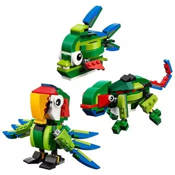 Конструктор пластиковый Lego Creator Животные тропического леса