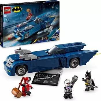 Конструктор пластиковый Lego Dc Batman Бэтмобиль с героями, 435 детали