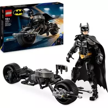 Конструктор пластиковый Lego Dc Batman Мотоцикл с Бэтменом, 713 деталей