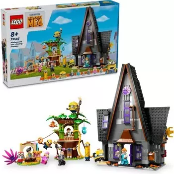 Конструктор пластиковый Lego Despicable Me 4 Семейный особняк Грю, 868 деталей
