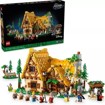 Конструктор пластиковый Lego Disney Белоснежка и семь гномов, 2229 детали