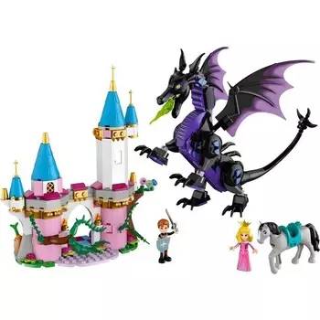 Конструктор пластиковый Lego Disney Драконья форма Малефисенты, 583 детали