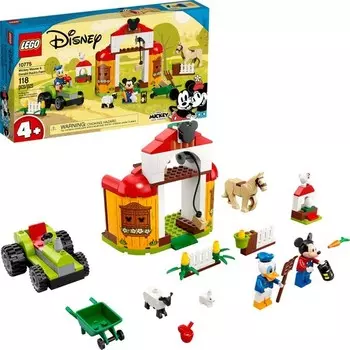 Конструктор пластиковый Lego Disney Friends Mickey Mouse и ферма Дональда Дака, 118 деталей