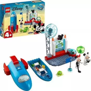 Конструктор пластиковый Lego Disney Mickey Mouse Космическая ракета, 88 деталей