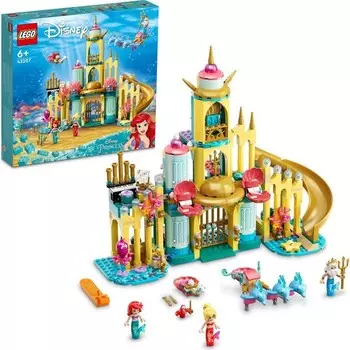 Конструктор пластиковый Lego Disney Подводный дворец Ариэль, 498 деталей