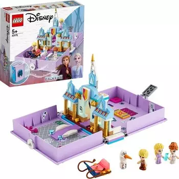 Конструктор пластиковый Lego Disney Princess Книга сказочных приключений Анны и Эльзы, 133 детали