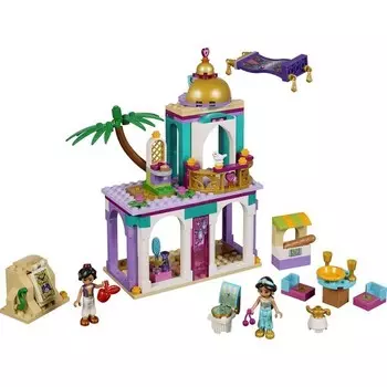 Конструктор пластиковый Lego Disney Princess Приключения Аладдина и Жасмин
