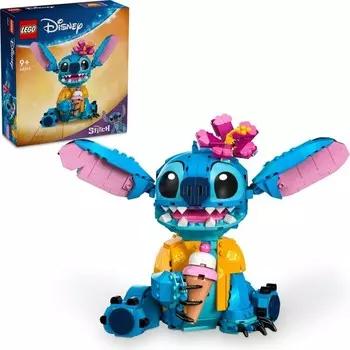 Конструктор пластиковый Lego Disney Стич с рожком мороженого, 730 деталей